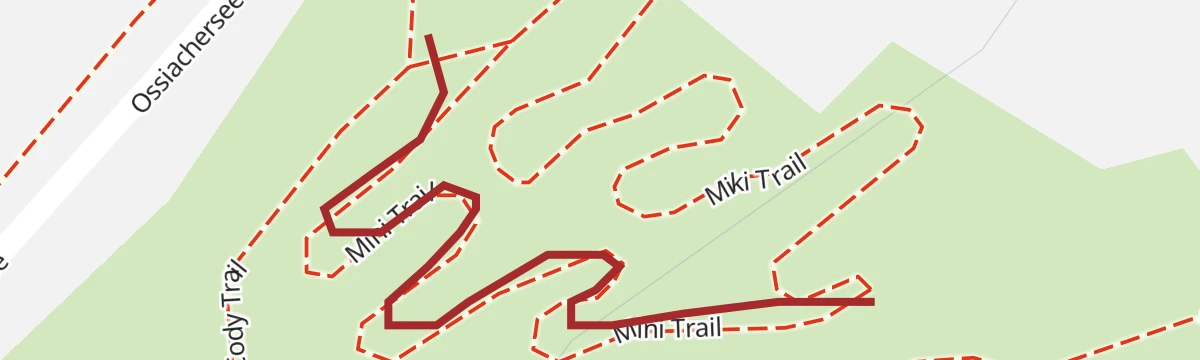 Route map: Mini Trail - T77